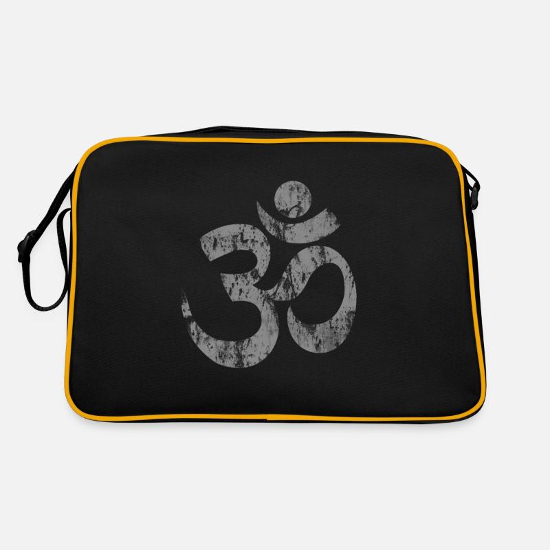 Om Namaste Retro Tasche
