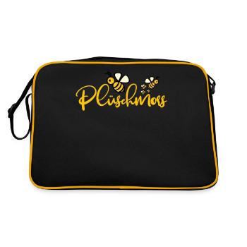 Beekeeper Bees Honey Gift · Plush mors - Retro Bag - black/gold - Back
