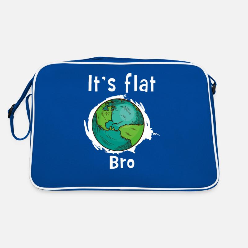 She is flat earth Retro Bag
