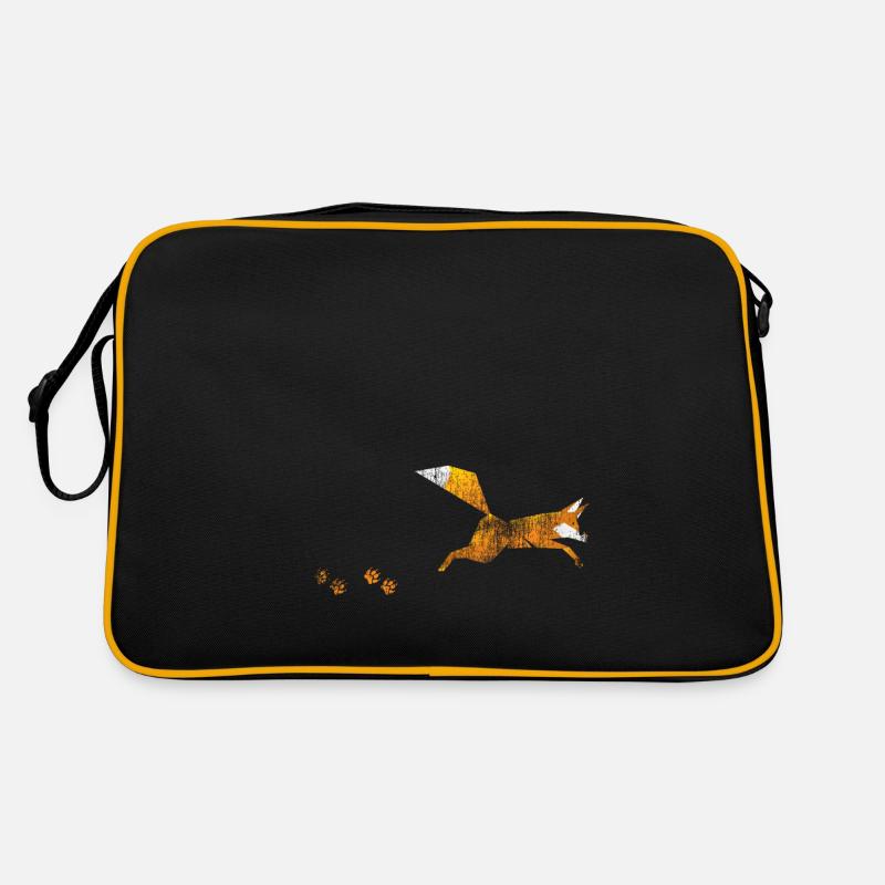 Fuchs Tier Geschenk Retro Tasche