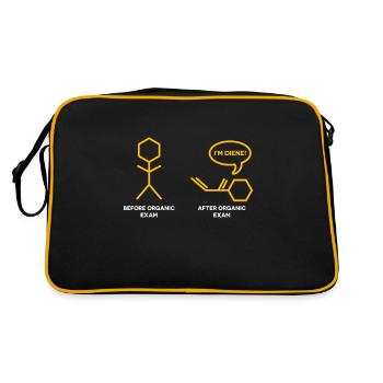 Chimie blague pour les geeks chimistes - Sac Retro - noir/or - Dos