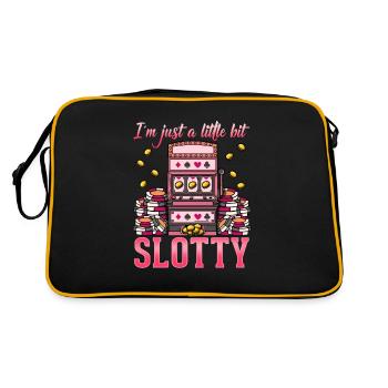 Machine à sous T-Shirt Casino Money Lucky Player Ace - Sac Retro - noir/or - Dos