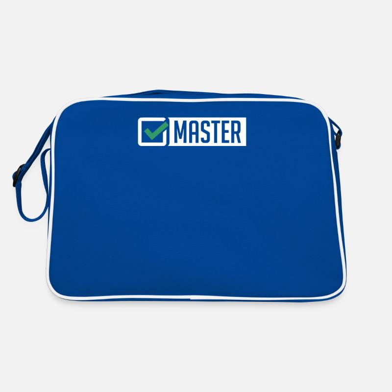 Master Abschluss Promotion Sponsion Uni Geschenk Retro Tasche