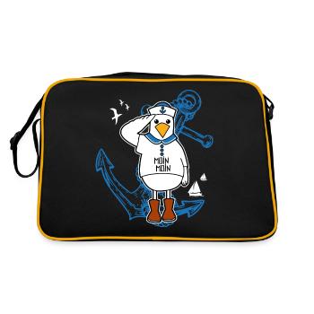 Bas Allemand Nord Allemagne Nord Allemagne - Sac Retro - noir/or - Dos