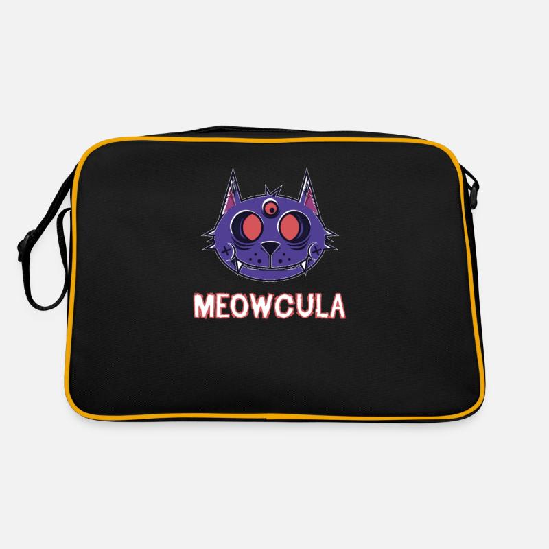 Halloween Vampir Katze Dracula Kätzchen Geschenk Retro Tasche