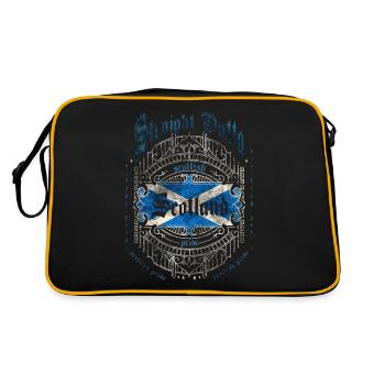 Écosse - Sac Retro - noir/or - Dos