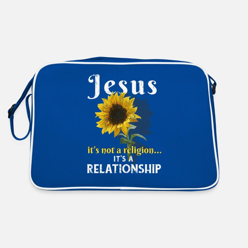 Jésus ce n'est pas une religion c'est une relation Sac Retro