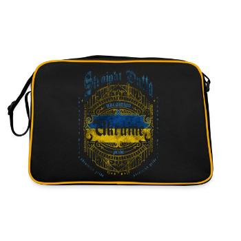 Ukraine - Retro Bag - black/gold - Back