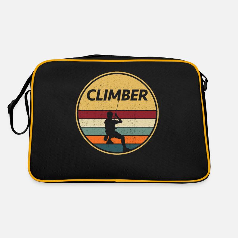 Retro Climbing Gift I Climbing Park Climber Retro Bag
