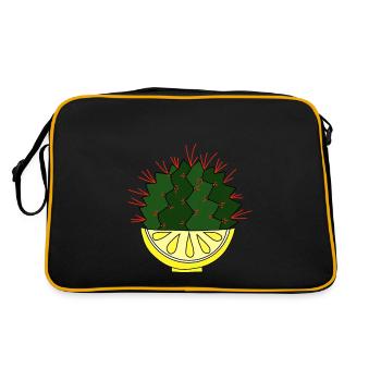 Le cactus au citron - Sac Retro - noir/or - Dos