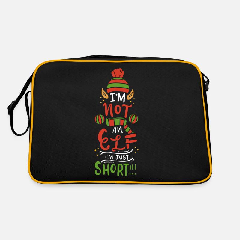 Elf - Retro Tasche - Schwarz/Gold