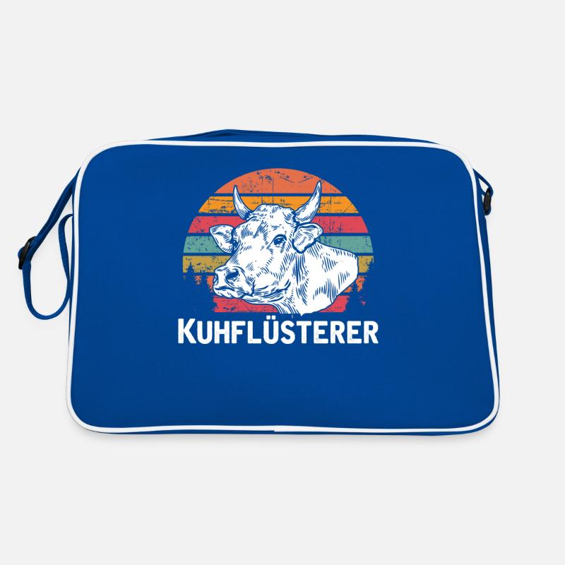 Kuhflüsterer Retro Tasche