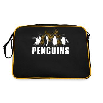 Penguins penguin - Retro Bag - black/gold - Back