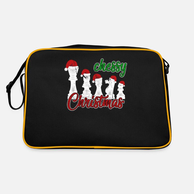 Weihnachtsgeschenk Schach Geschenkidee Retro Tasche