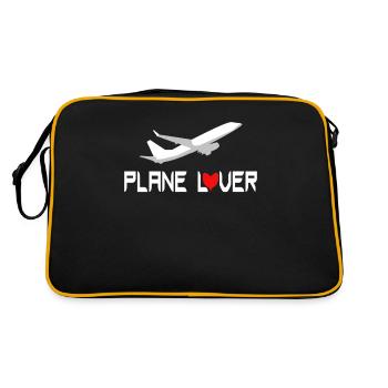 PLAIN LOVER WITH MOTIF - Retro Bag - black/gold - Back