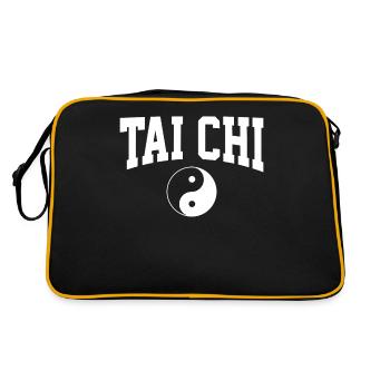 Tai chi - Retro Bag - black/gold - Back
