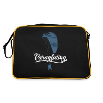 Paragliding paraglider - Retro Bag - black/gold - Back