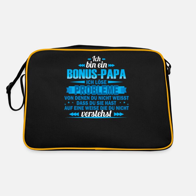 Ich bin ein Bonus-Papa - Ich löse Probleme Retro Tasche