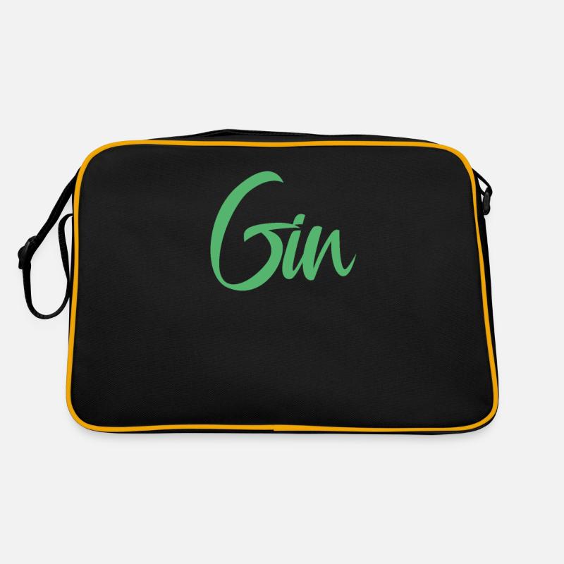 Alcohol Gin lovers drink bar gins gin Retro Bag