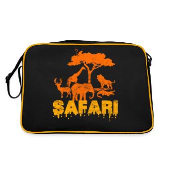 Safari Tour - Retro Bag - black/gold - Back