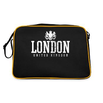 London UK - Retro Bag - black/gold - Back