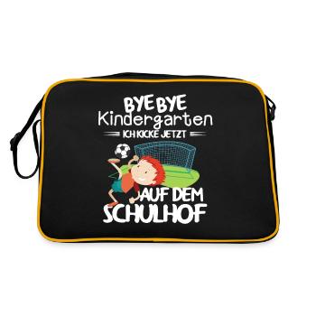 Début de l’école baby-foot football football à la scolarisation - Sac Retro - noir/or - Dos