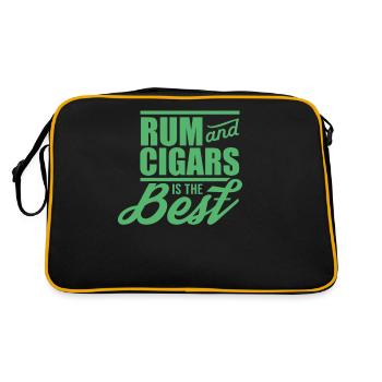Boire du rhum - Sac Retro - noir/or - Dos