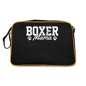 Boxer Mama Vintage - Retro Bag - black/gold - Back