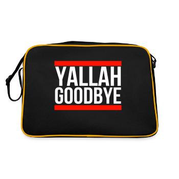 Yallah Goodbye - Retro Bag - black/gold - Back
