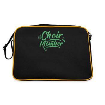 Chanteurs Choeur Chanteurs Chant Choeur Choeurs Choeur - Sac Retro - noir/or - Dos