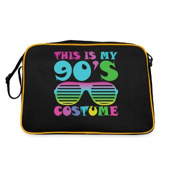 Ce sont mes lunettes de soleil rétro costume des années 90 - Sac Retro - noir/or - Dos