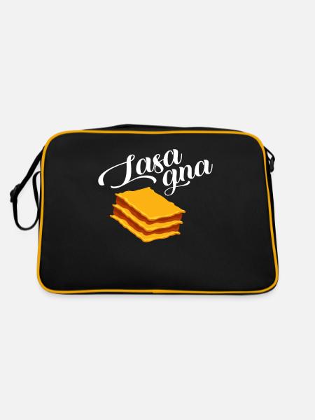 lasagne - Sac Retro - noir/or - Dos