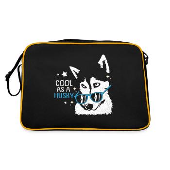 chien de traîneau - Sac Retro - noir/or - Dos