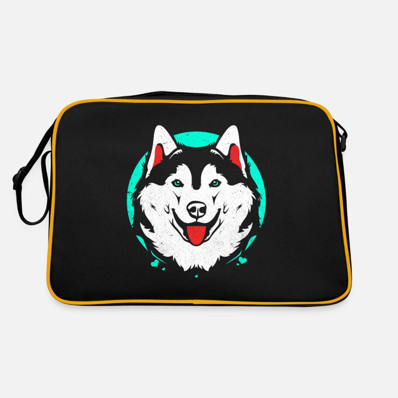 chien de traîneau Sac Retro