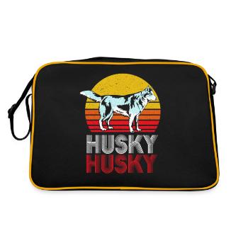 Husky - Retro Bag - black/gold - Back