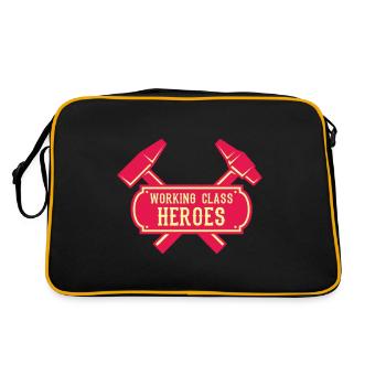 WORKING CLASS HERO Retro Mechanic Gift - Retro Bag - black/gold - Back