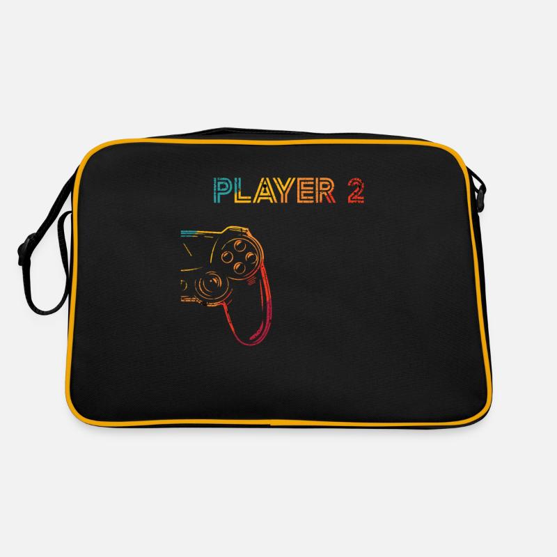Gaming Player 2 Geschenk Retro Tasche
