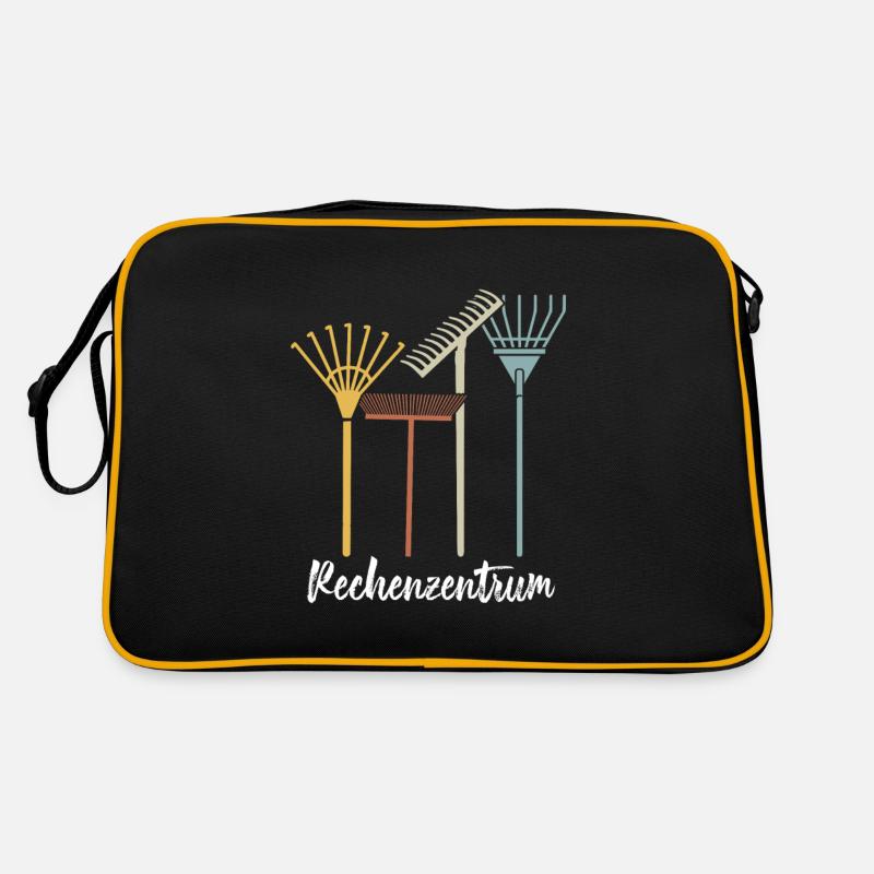 Gärtner Gärtnerei Rechen Gartenarbeit Geschenk Retro Tasche