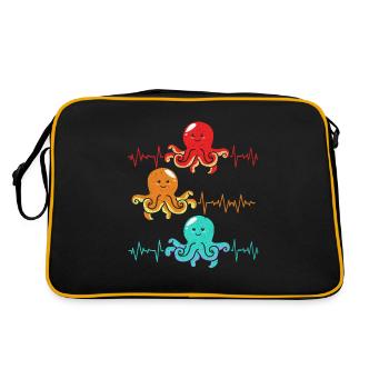 Kraken - Sac Retro - noir/or - Dos