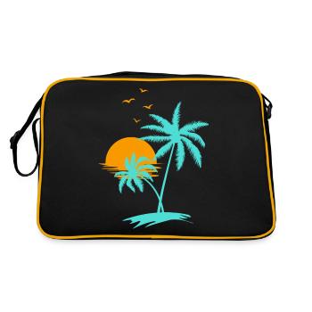 Miami Beach - Sac Retro - noir/or - Dos