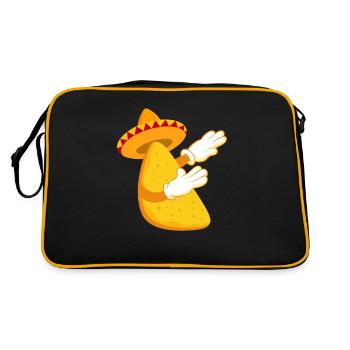 Nacho - Retro Bag - black/gold - Back