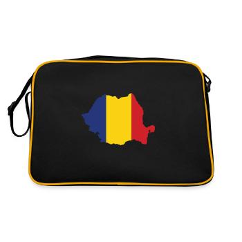 Romania - Retro Bag - black/gold - Back