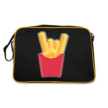 Heavy Metal Pommes fork - Retro Bag - black/gold - Back