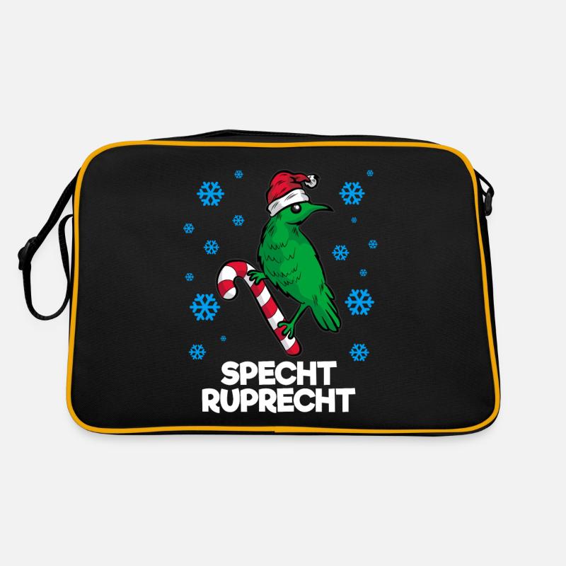 SPECHT RUPRECHT - Retro Tasche - Schwarz/Gold