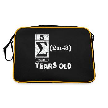 Sweet Sixteen Gift Math 16 ans - Sac Retro - noir/or - Dos