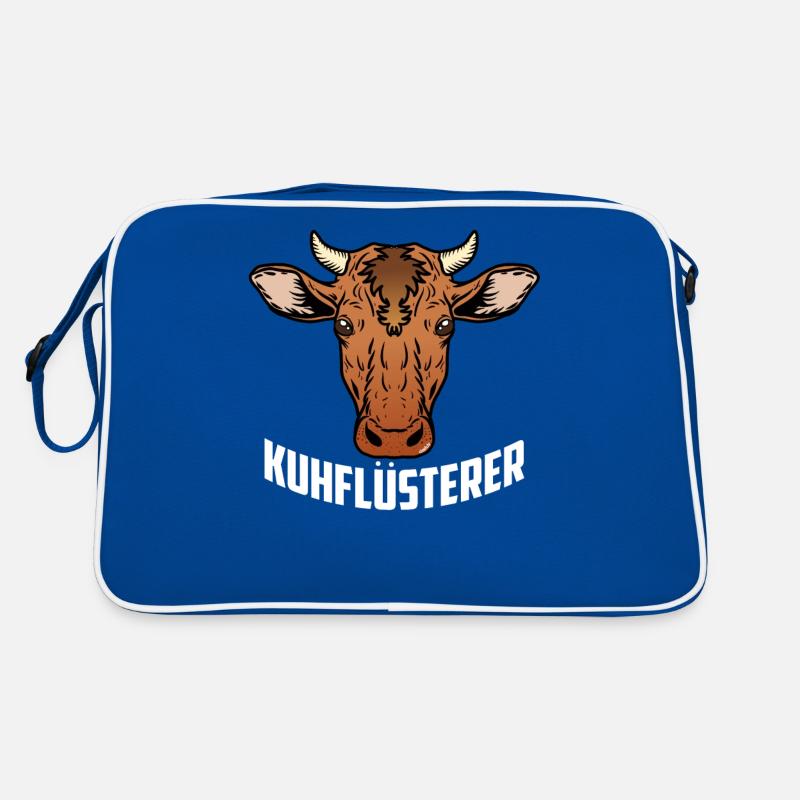 Kuhflüsterer Lustig Landwirtschaft Retro Tasche