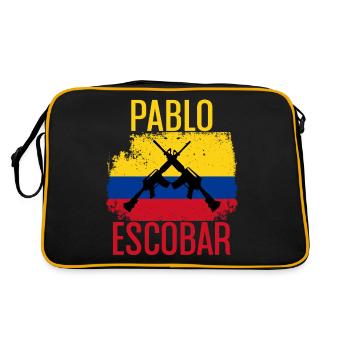 Pablo Escobar - Colombie - Sac Retro - noir/or - Dos