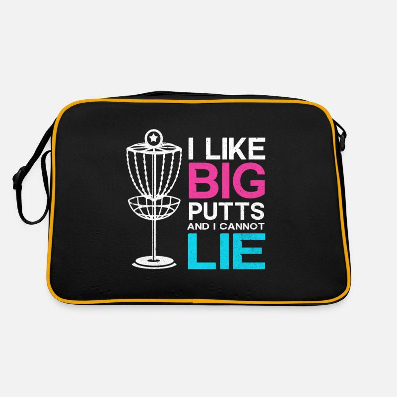 Frisbee - Retro Tasche - Schwarz/Gold