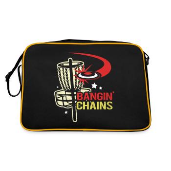 Frisbee - Retro Bag - black/gold - Back