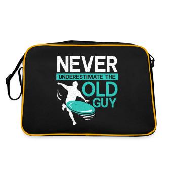 Frisbee - Retro Bag - black/gold - Back